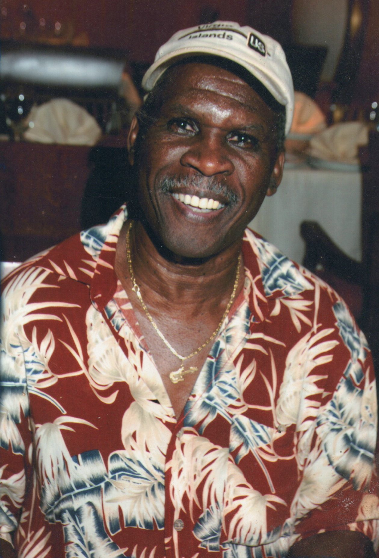 Sammy Watts portrait in his US Virgin Islands cap