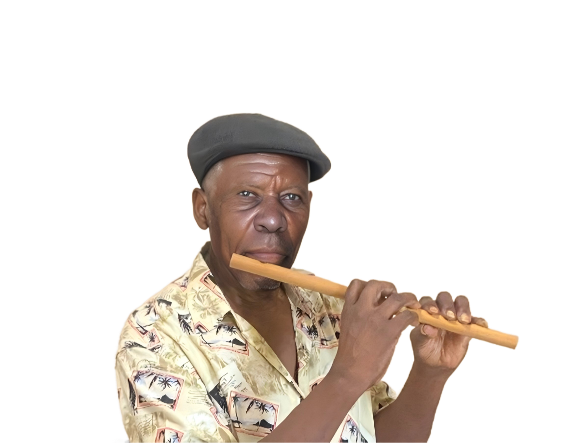 Sammy's father on the flute